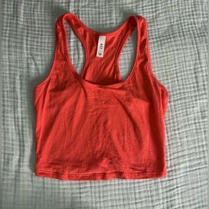 A2Y neon orange racerback tank top